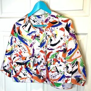 Colorful Abstract Women's Blazer